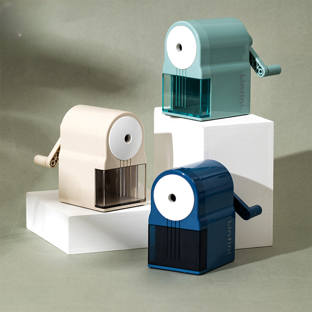 

Deli Manual Hand Crank Pencil Sharpener Sharpen 8mm Adjustable Pencils Sharpener for Kids Artists Student Office Stationery