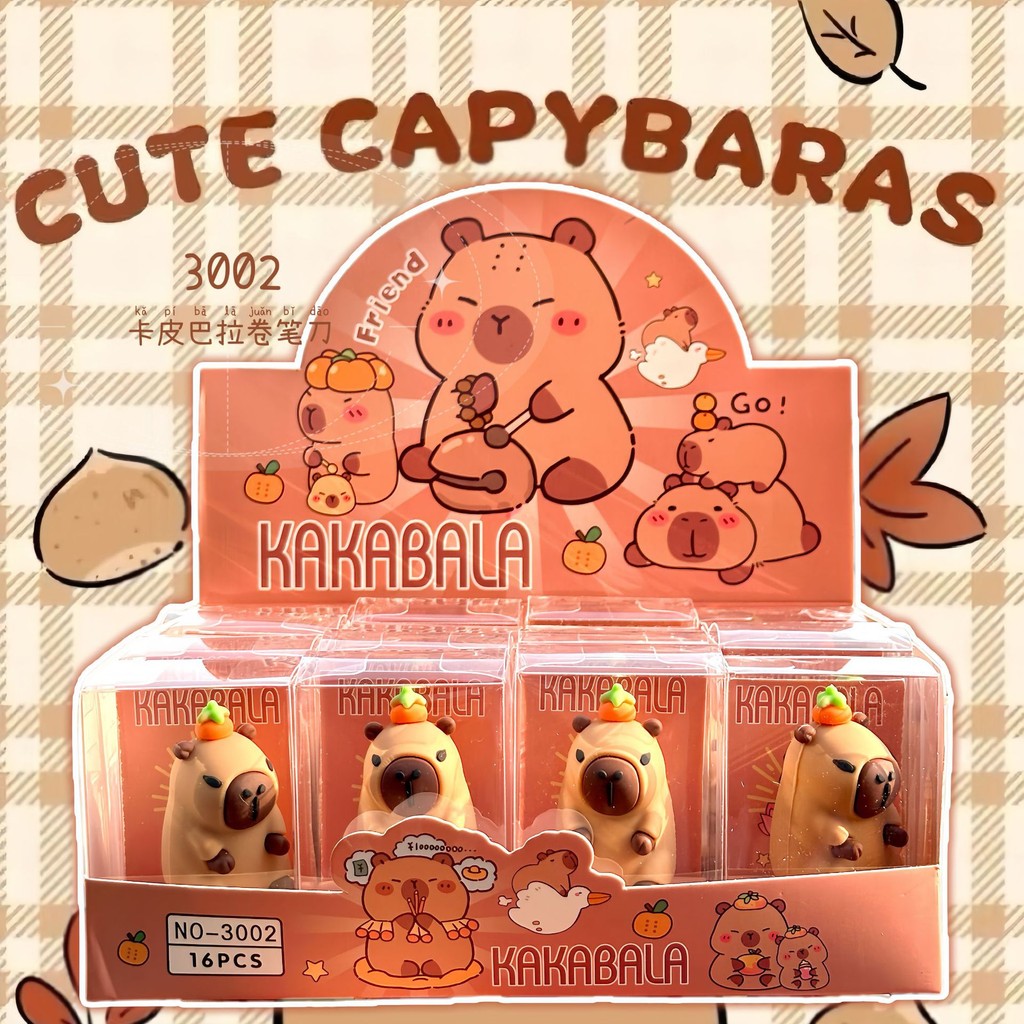 

Creative Capybara Pencil Sharpener Labubu Cute Manual Student Stationery School Supplies Teacher Rewards Wholesale Birthday Gift