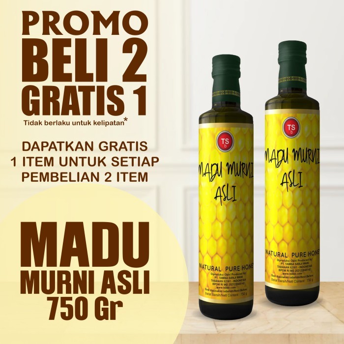 

Madu Murni Alami TSb - Madu Lebah Hutan Asli Obat Maag Kronis 750ml