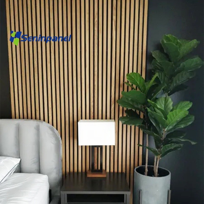 seinpanel acoustic wall panel Greenguard Gold Certified Recycled PET Wood Acoustic Panel 25dB Soundp