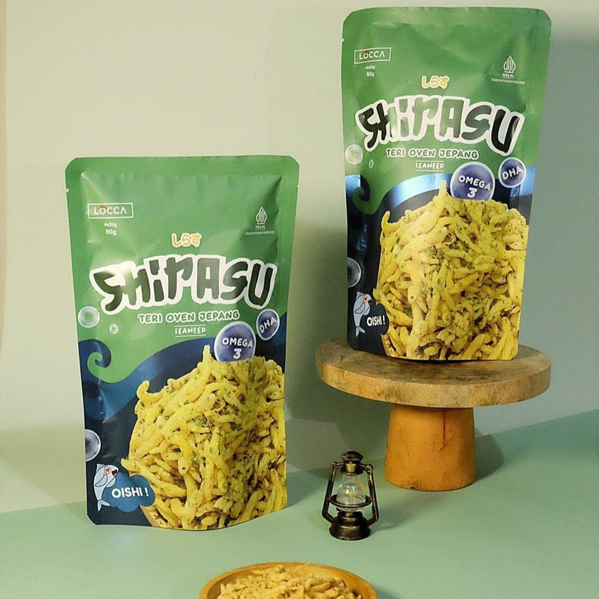 

Cemilan Anak Teri Oven Jepang Original Locca Shirasu 80 gram / Teri Keju / Snack Teri Locca