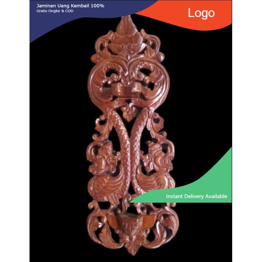 Blawong Tempat Keris Isi 1 Ukir Naga Liman LSR7