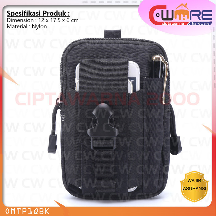 Sarung hp Army dompet Tas Pinggang polisi TNI bag travel - BDB