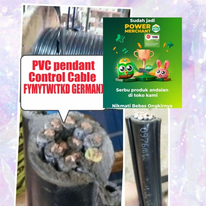 

Pendant kabel Hoist crane 8x1,5mm kiri kanan ada sling