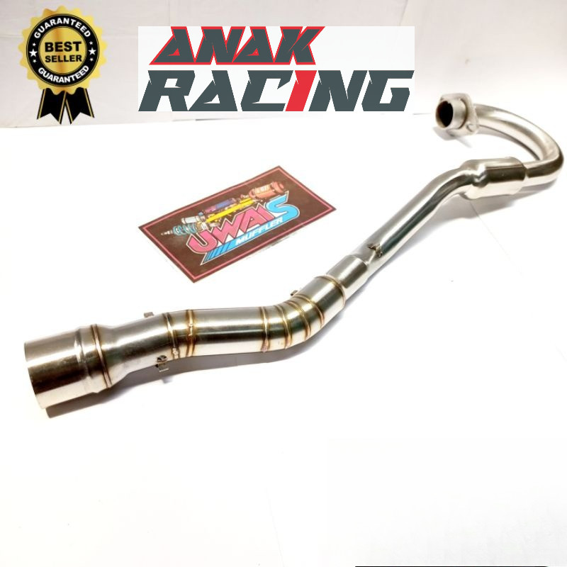 LEHERAN KNALPOT KLX 150 CRF 150 D-TRACKER WR 155 LEHERAN KNALPOT INLET 50 MM