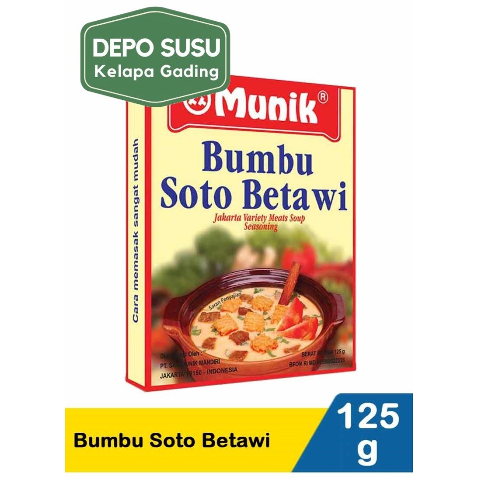 

[[Promo]]New Bumbu Munik Soto Ayam Panggang Betawi Opor Gulai Semur Kuah Bakso Mie - Soto Betawi
