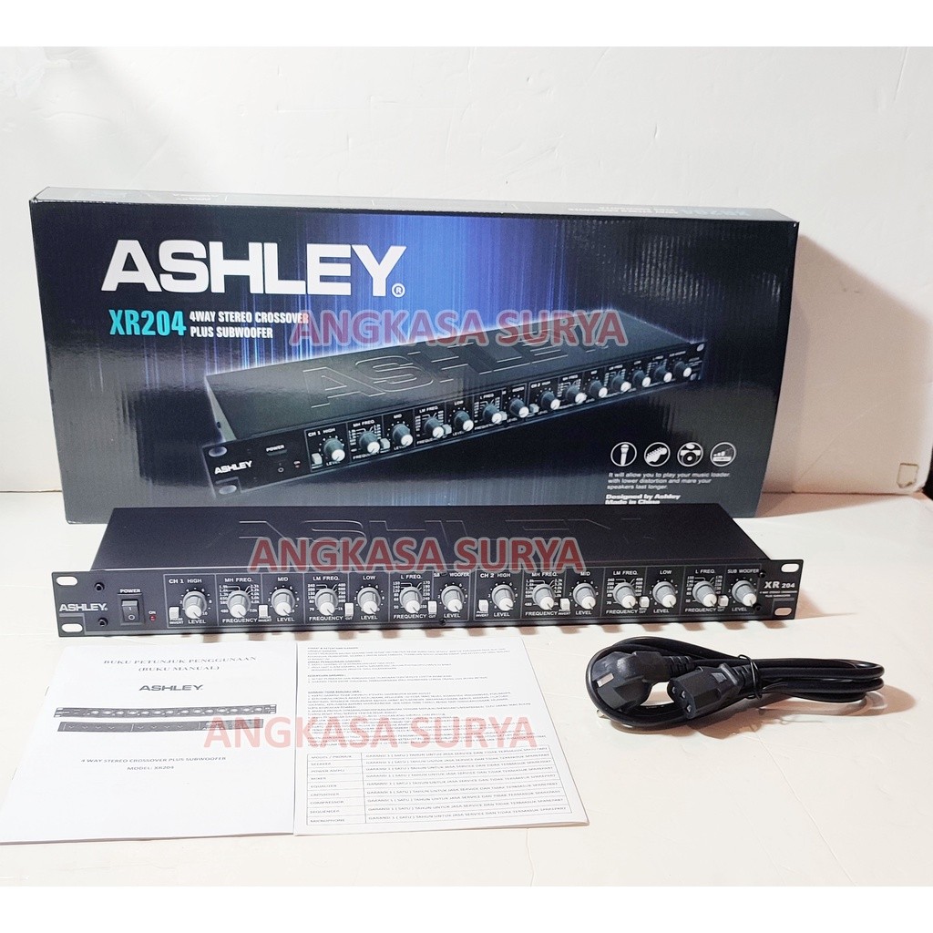 Crossover Ashley XR 204 / XR204 4 WAY Subwoofer Original