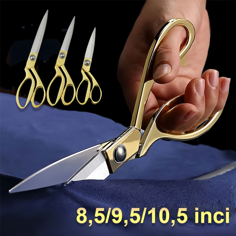 

【LEMLINGER】Gunting Bahan Kain 8,5/9,5/10,5 Inci Gunting Kain Baja Galvanis Tajam Profesional