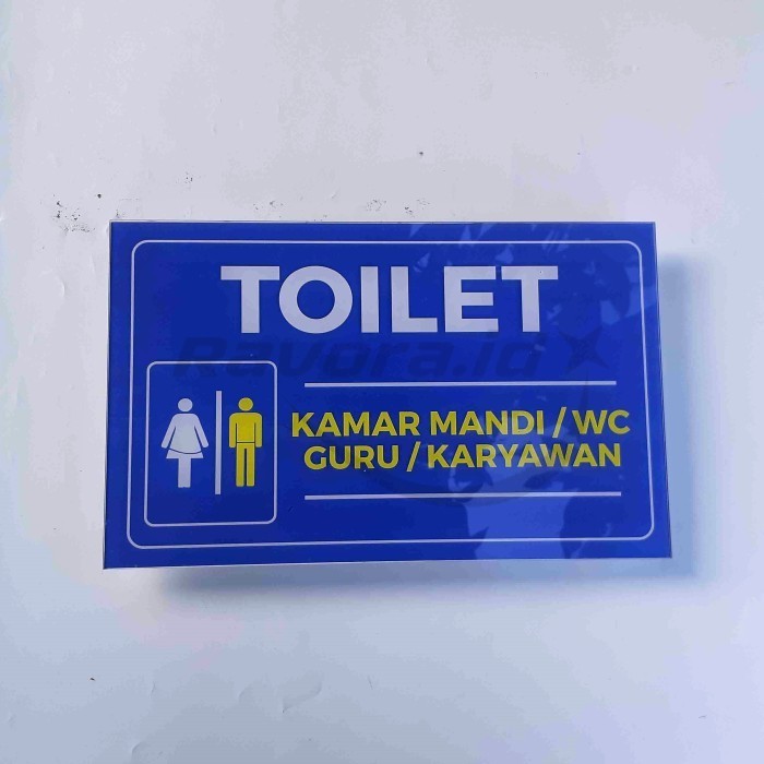 

Papan Akrilik Toilet Guru/Karyawan