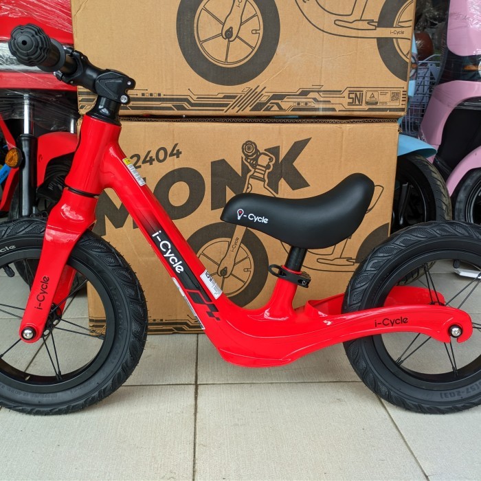 Sepeda Keseimbangan/Balance Bike / PUSH BIKE / PUSHBIKE ICYCLE / I CYCLE STINGRAY - Merah