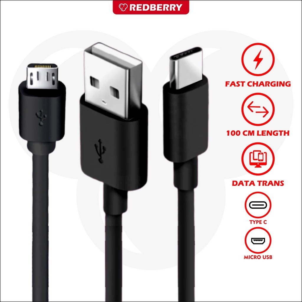 MAA Kabel Data XIAOMI MI4 Fast Charging Type c Micro USB kabel cas charger hp tws speaker powerbank 