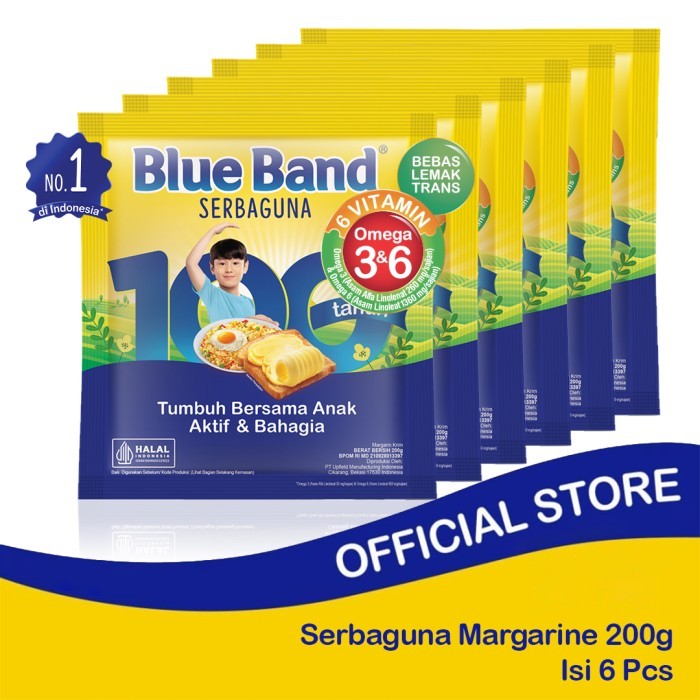 

[[PROMO]] Blue Band Serbaguna Margarine Sachet 200gr x 6