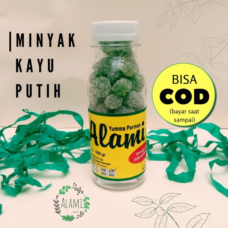 

Permen Minyak Kayu Putih Alami 100 Gram (BUY 10 FREE 1 KEMASAN MINI)