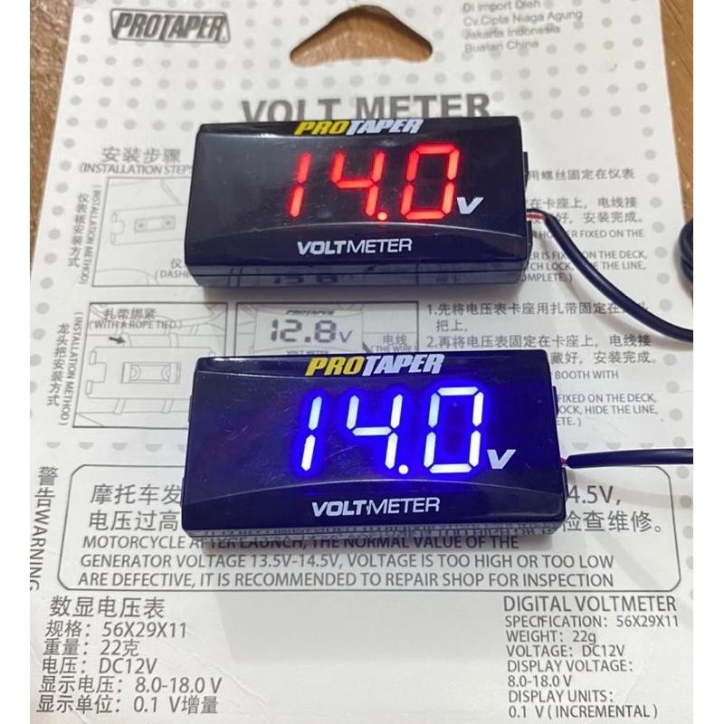 COD Voltmeter Digital - Voltmeter aki pengukur daya aki voltmeter WATERPROOF VOLT VOLTMETER AKI BERK