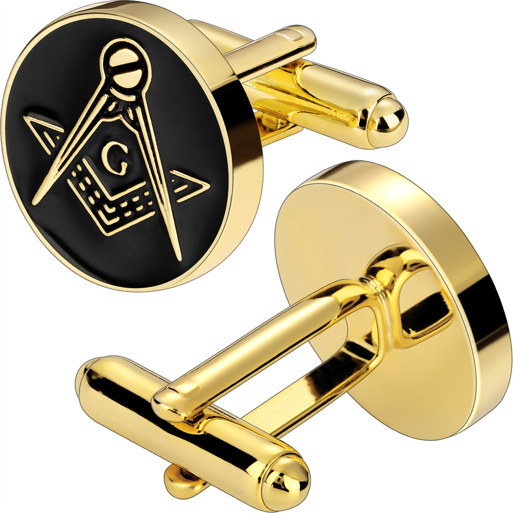 Freemason Masonic Enamel Cufflinks for men , Mens Jewelry or Accessories,Masonic Cufflinks for Freem