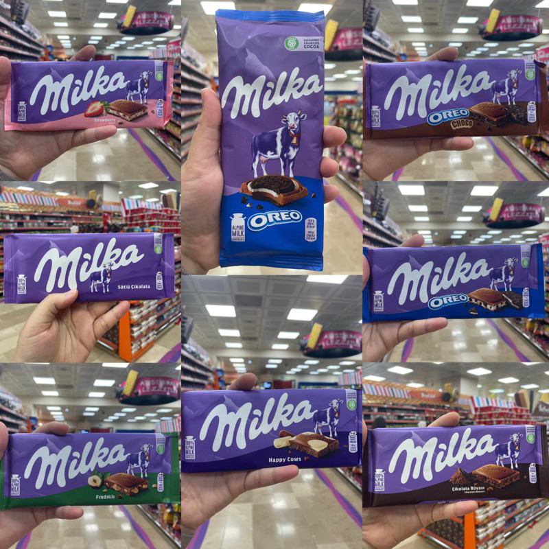 

JAMIN MURAH !!![SIAP KIRIM] COKLAT MILKA TURKI BEST SELLER(BISA LANGSUNG ORDER)