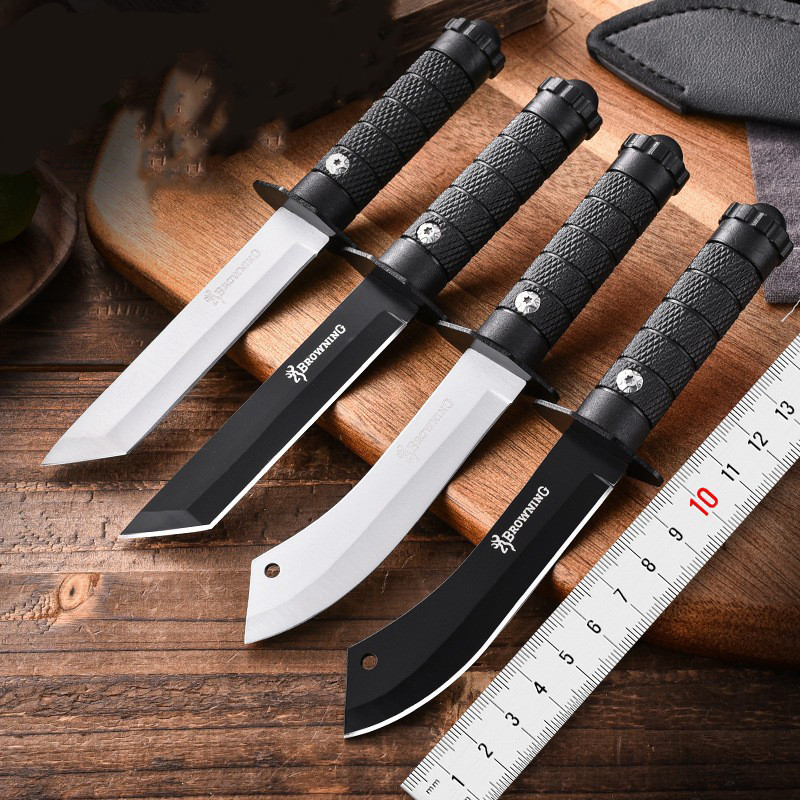 BERKUALITAS Oita Pisau Kukri Camping Survival Outdoor Multifungsi Pisau Potong Buah Sayur Daging
