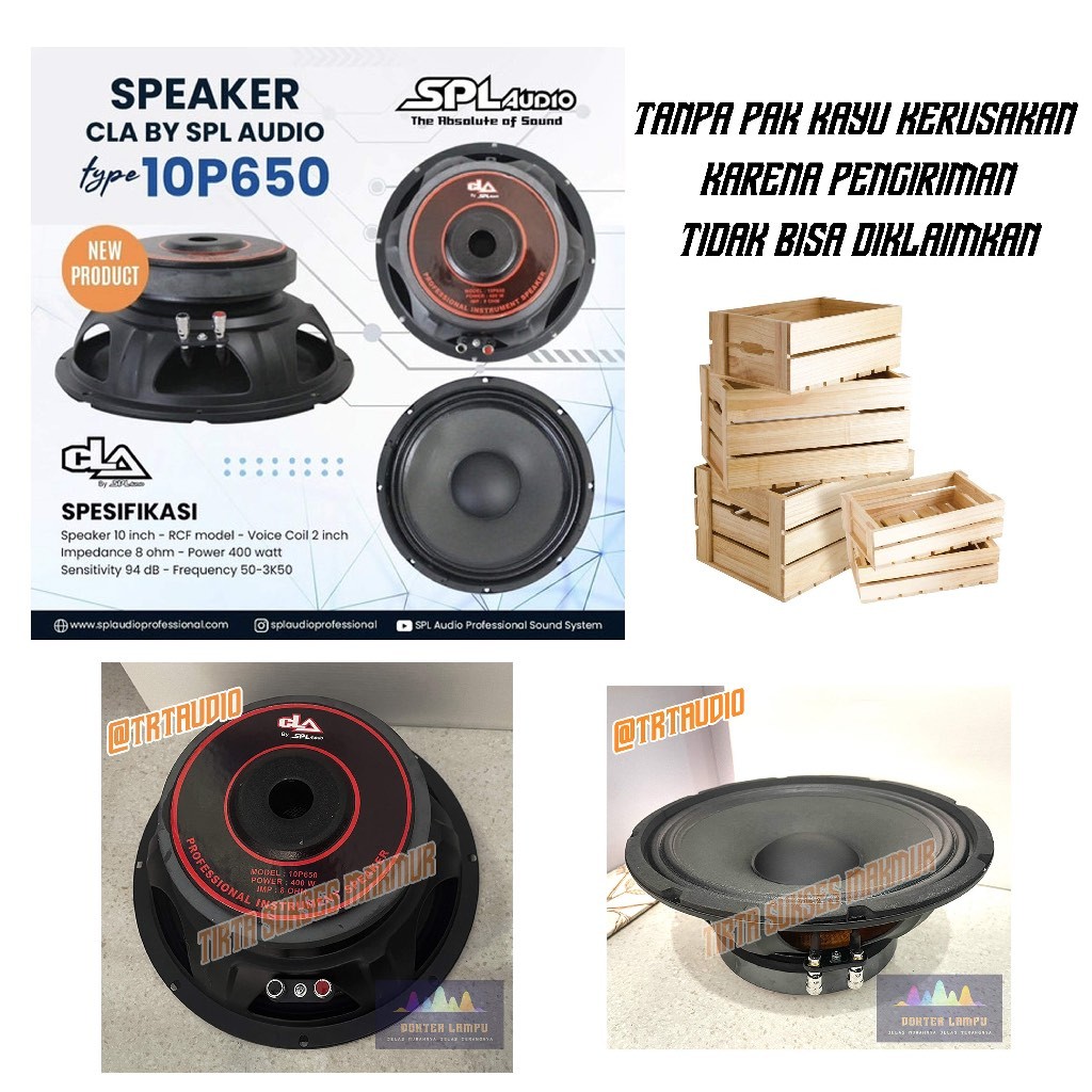 SPEAKER HOREG SPL MEREK CLA By SPL AUDIO 10 INCH 10P650