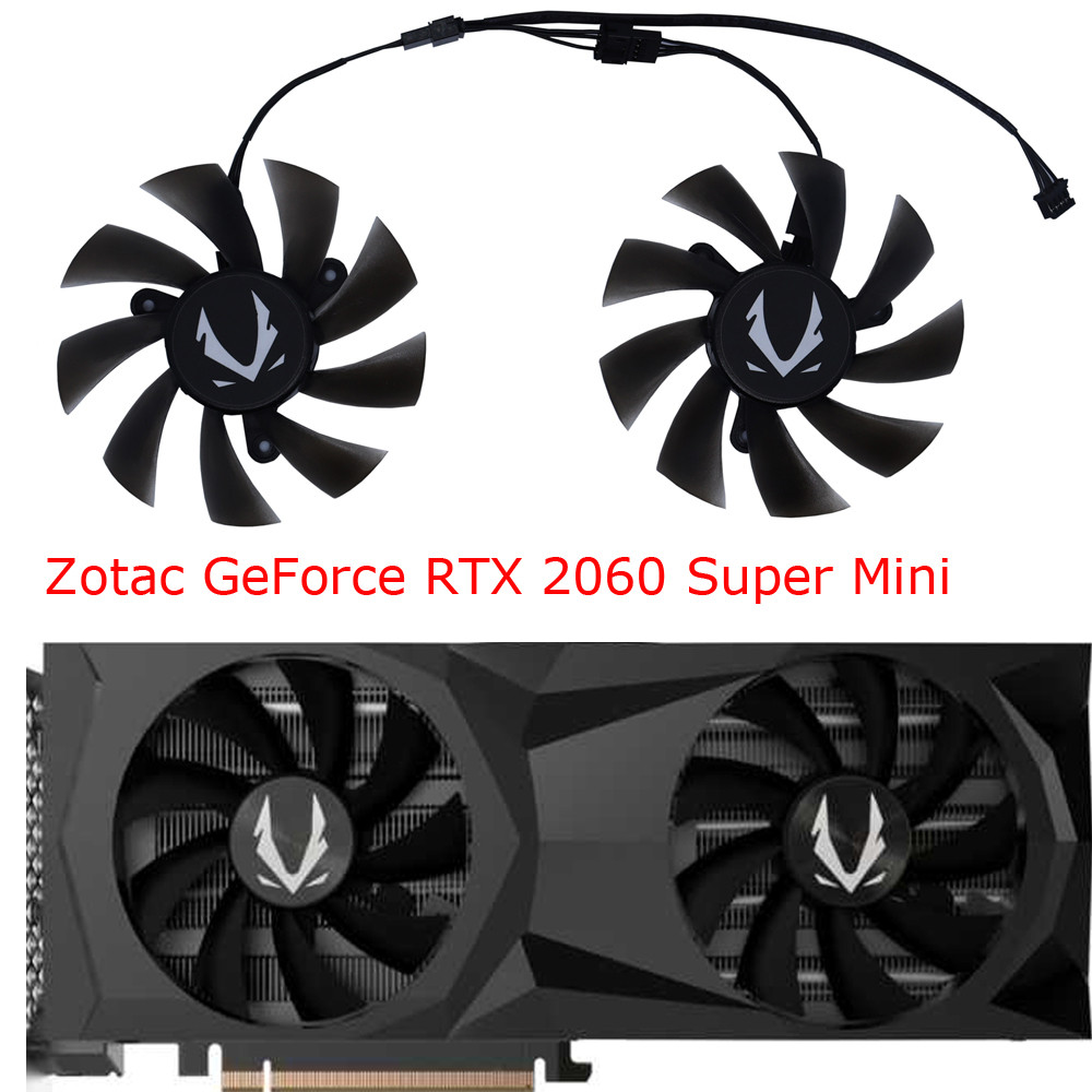 2Pcs/Set,CF9015H12S,GPU Cooler,Video Card Fan,For ZOTAC GAMING GTX 1660 SUPER AMP,RTX 2060 2070 SUPE