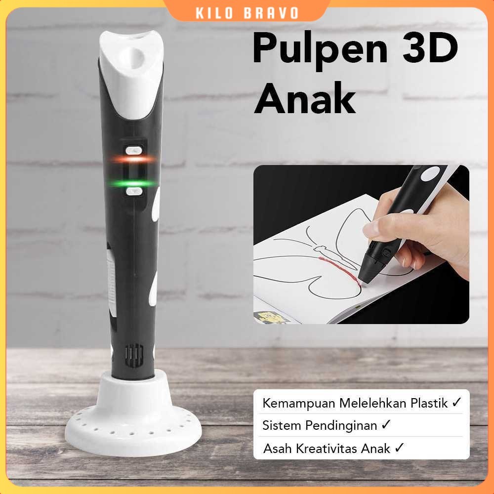 

Pulpen 3D Anak Printing Magic Drawing Filament EU Plug - P62-2