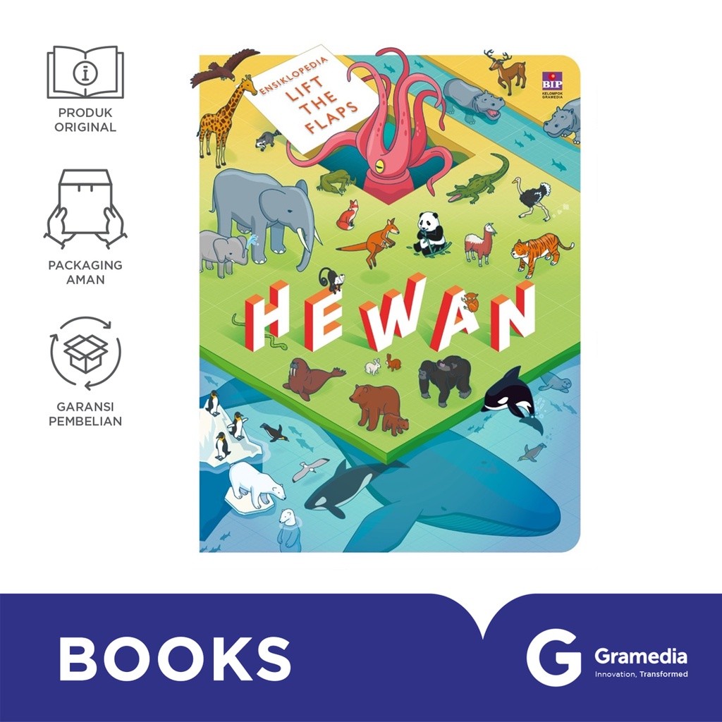 

Buku Seri Ensiklopedia Lift The Flap Hewan