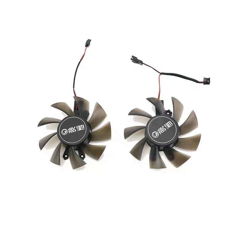 2PCS GA82S2H FD8015H12S 75Mm 4Pin GTX1050 Ti VGA fan for Galax KFA2 GTX 1050 1050Ti Herd graphics ca