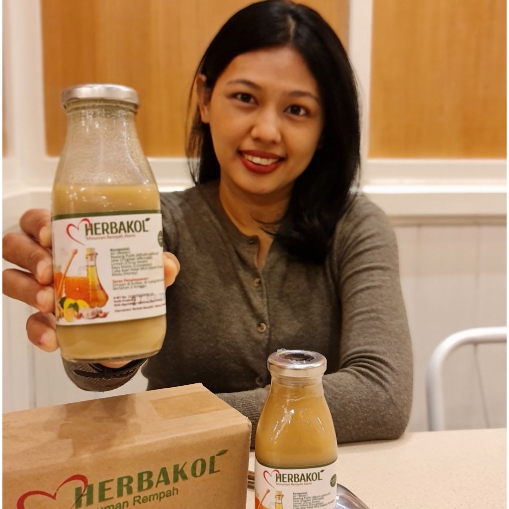 

HERBAKOL Jus Bawang Putih Lemon Madu Cuka Apel Jahe Merah Cinnamon Jamu