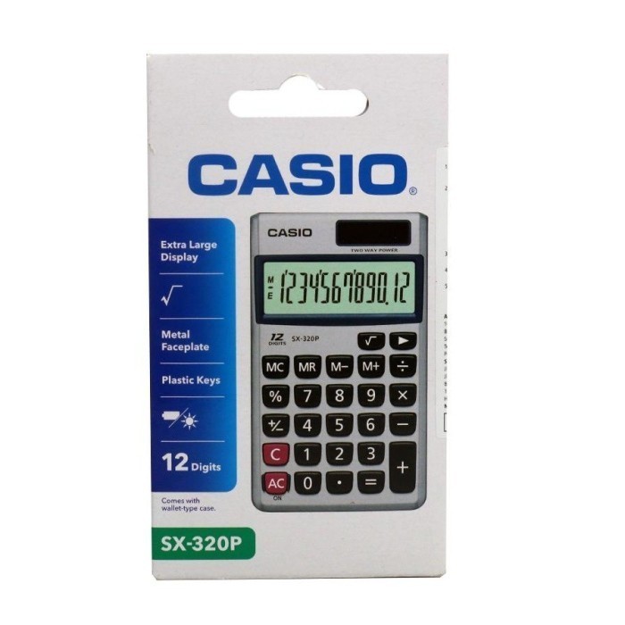 

Kalkulator / Calculator Casio SX-320P 12 Digits.Kalkulator / Calculator Casio SX-320P 12 Digits