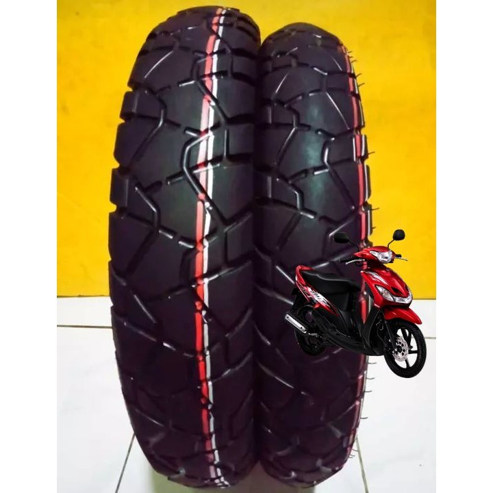 ASLI Sepasang ban MIO SMILE merk Aspira  ring 14 tubles