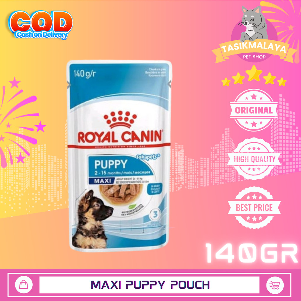 ROYAL CANIN MAXI PUPPY WET POUCH / WET FOOD 140GR