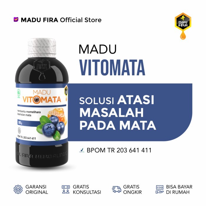 

MADU VITOMATA 280gr - Membantu Memelihara Kesehatan Mata termurah