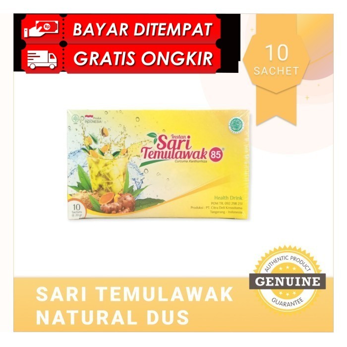 

COD Deli 85 - Sari Temulawak Natural 10s ORIGINAL PRODUK