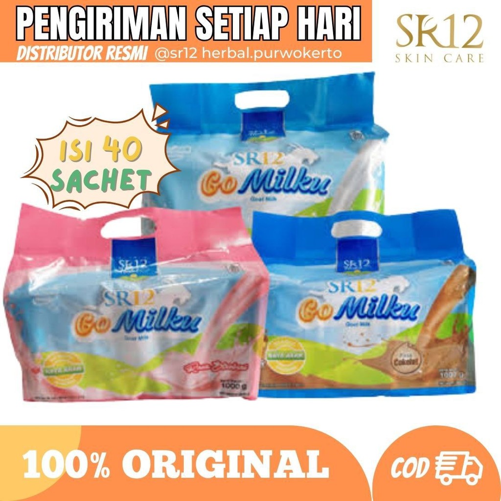 

Susu Kambing Etawa SR12 Gomilku 1kg isi 40 pcs Sachet Untuk Kesehatan Tubuh Low Sugar Penambah Nafsu Makan