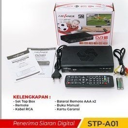 [ READY ] SET TOP BOX Digital Advance STP-A01 / A-02 Alat Penerima Siaran TV Digital / STB Advance