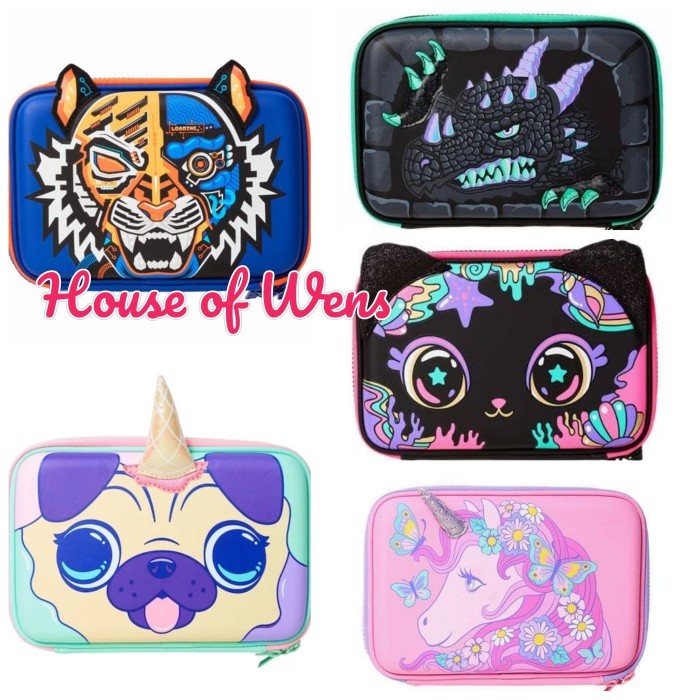 

[New Arrival]Best SMIGGLE HEY THERE DOUBLE HARDTOP PENCIL CASE ORIGINAL - TEMPAT PENSIL - Dog