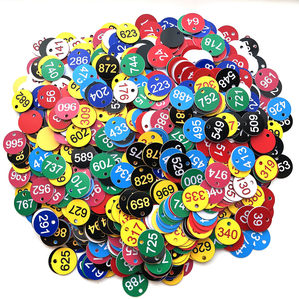 

1-1000 Numbered With Hole Tag Animal Livestock Markers Number Husbandry Farm Beehive Label Beekeeping Box Classification Sign