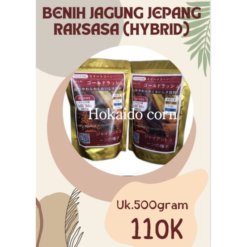 Benih Jagung Jepang Raksasa @ 500 gram