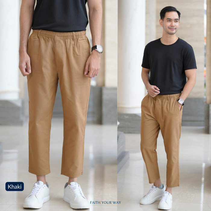 ✮SALE✮- Limited Edition Celana Sirwal SHAFWAN Big Size Muslimadani Sirwal Jumbo-Katun Twill - KHAKI,