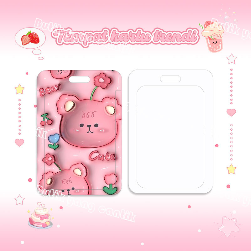 

ID Card Holder, Tempat Kartu Beruang 3D Imitasi Lucu, Cocok untuk Kantor/Sekolah, Kartu Pelajar/Kartu Angkutan, Kartu Akses, KTP, Flazz, Kartu Kredit Elektronik dan Uang Elektronik.