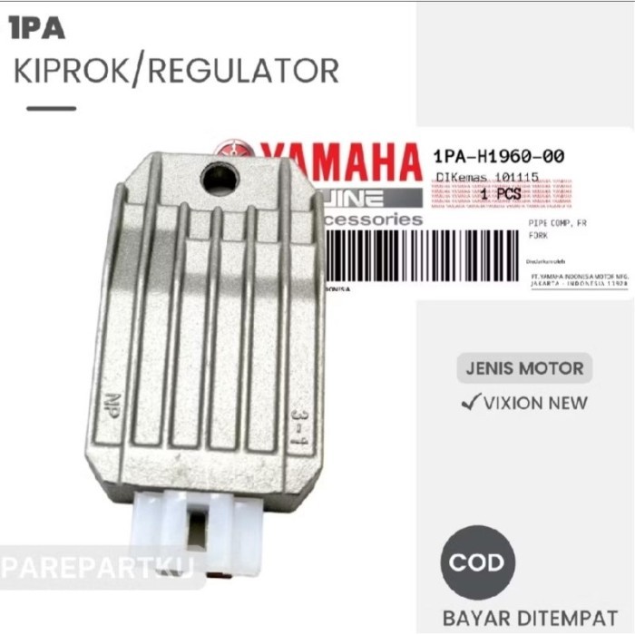 ORIGINAL 100% kirpok regulator tipe 1PA Mio j fino fi 125 injeksi xride soul GT Vixion New kiprok mo