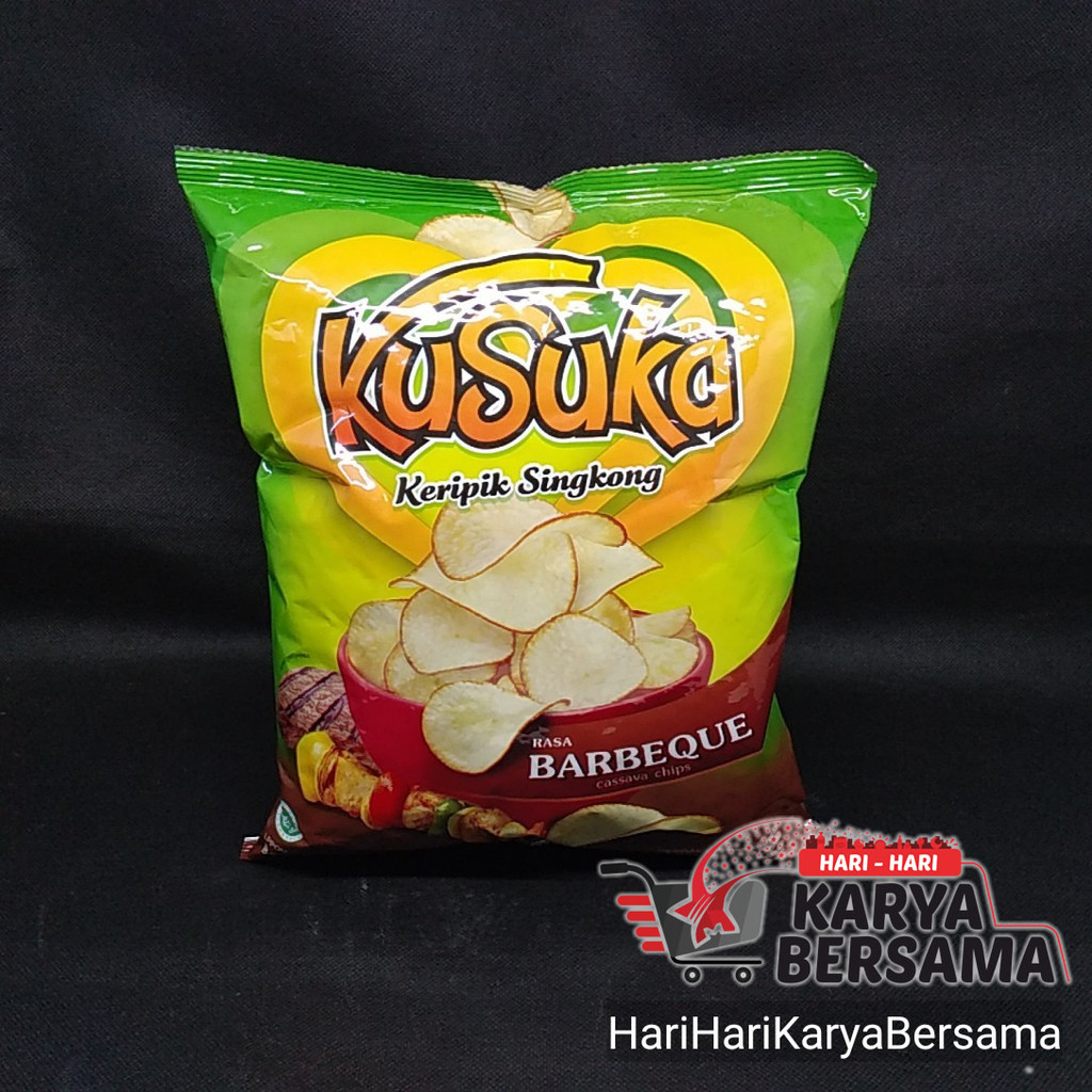 

MAKANAN RINGAN KUSUKA KERIPIK SINGKONG BARBEQUE 180GR