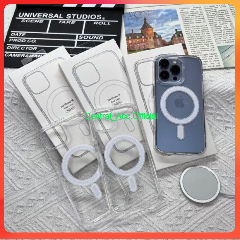 CLEAR CASE MAGSAFE IPHONE 16 / 16+ / 16 Pro / 16 Pro Max / 15 / 15+ Plus / 15 Pro Max / X / Xs / Xr 