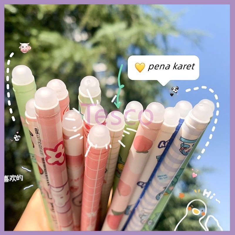 

Tesco Pena gel yang dapat dihapus/pena gel 0,5mm/pena karet mandiri