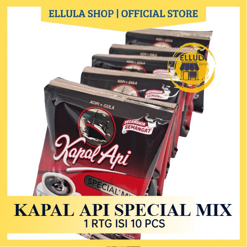 

ELLULA Shop - Kapal Api Special Mix 1 Renceng isi 10 Pcs x 23 gr [Renceng]