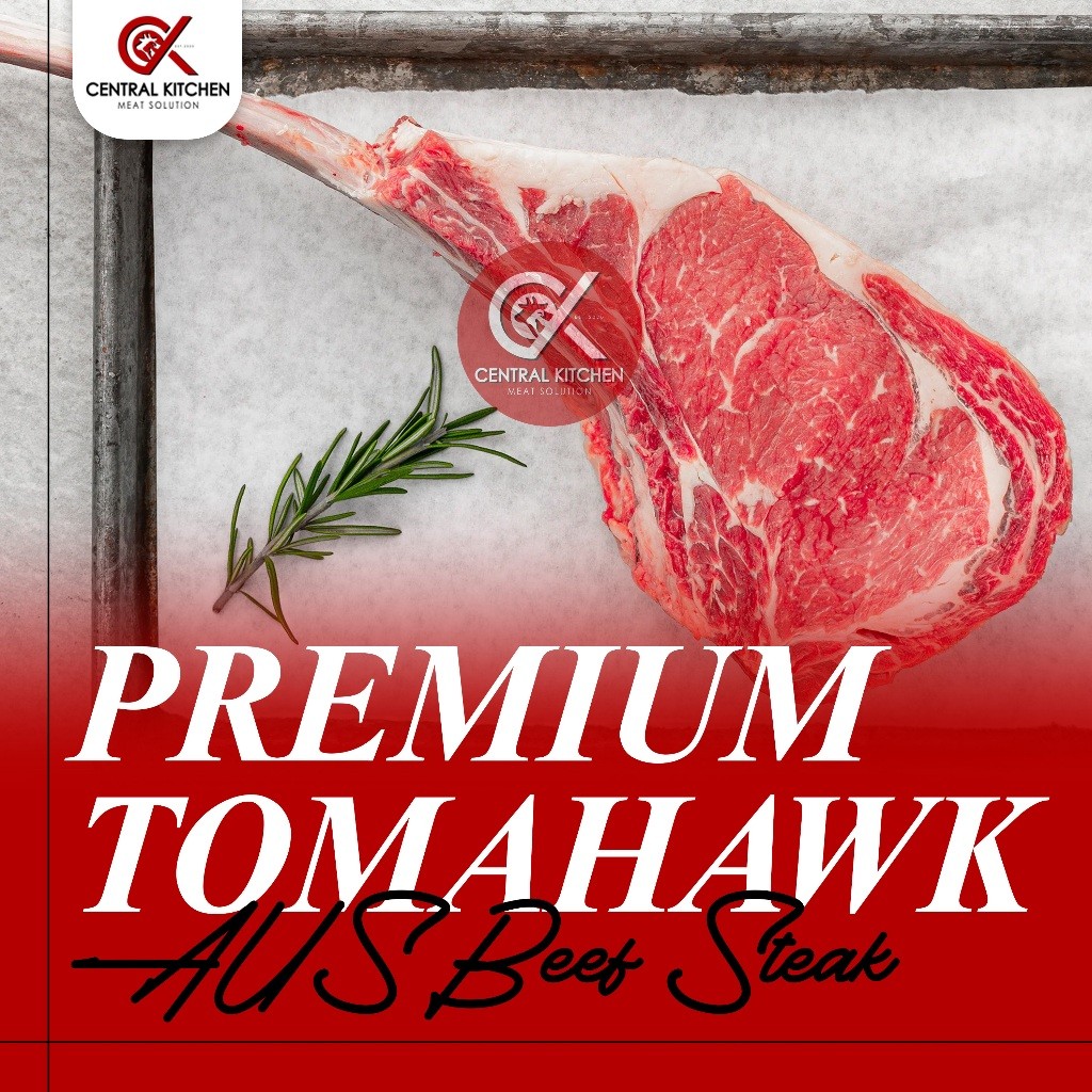 

Tomahawk Beef Steak Premium AUS Grade A Daging Sapi Import