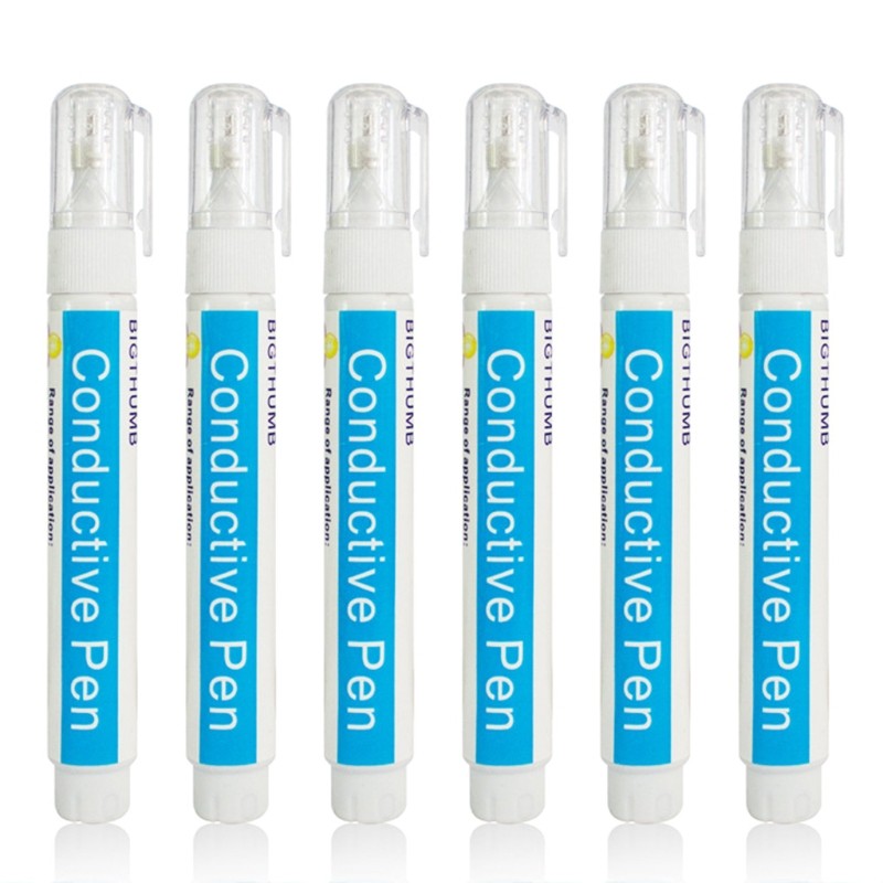 

Circuit DIY Paint Pen for DIY Electronics Programming Projects Drawn Circuit Conductive Ink Pen Stable Performance KXRE