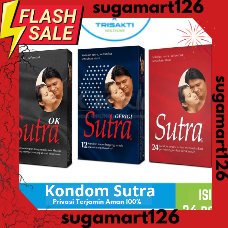 ADA YANG BARU NIH~(BISA COD) PRIVASI AMAN Sutra Gerigi Sutra OK Sutra Condom Merah isi 24 pcs ~sugam