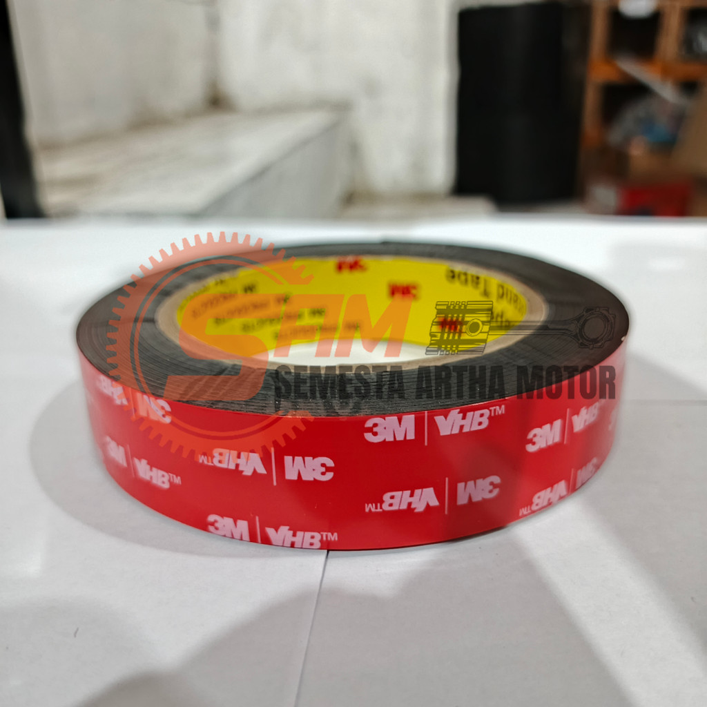 

H7Y 3M VHB Double Tape size 12mm 24mm 450cm Lem Dobel Tip Perekat Kuat Multifungsi