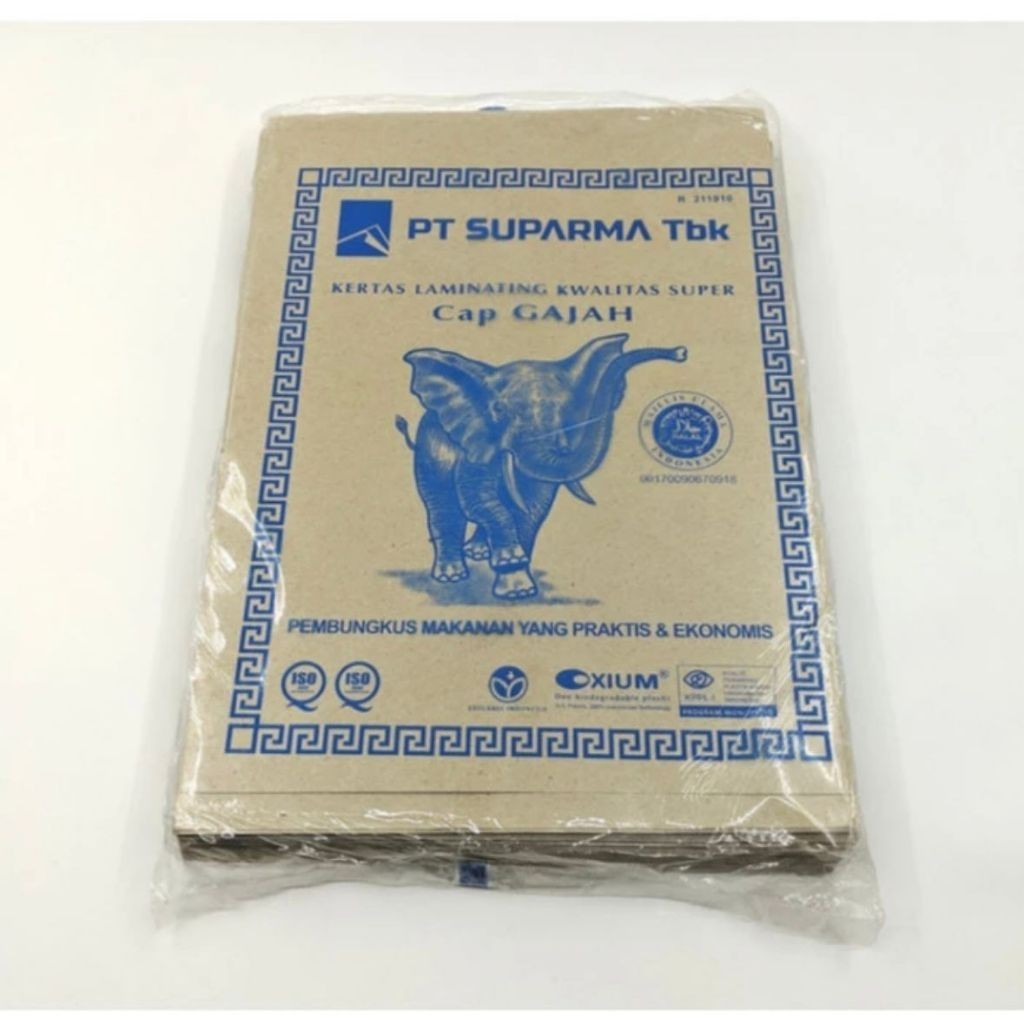 Viral [250LBR] KERTAS NASI BUNGKUS CAP GAJAH BIRU / KERTAS NASI / NASI BUNGKUS / WARTEG / NASI UDUK 