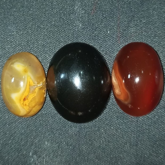 Paket Nomor 50 Natural Batu Akik Motif Gambar Unik Antik Bukan Cincin Perak Emas Bacan Pirus Kecubun